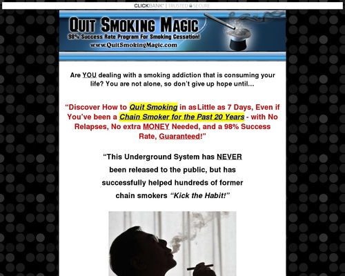 Quit Smoking Magic – NEW!!