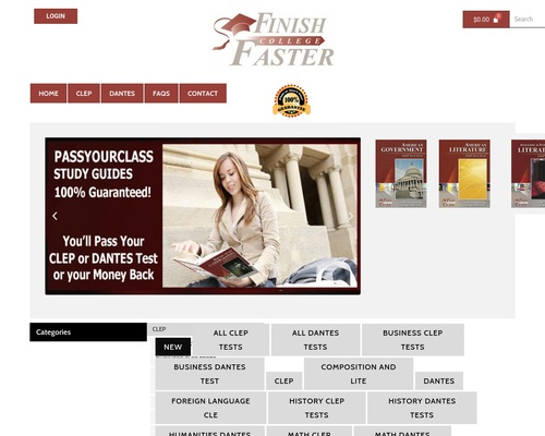 Finish College Faster – CLEP DANTES Prep